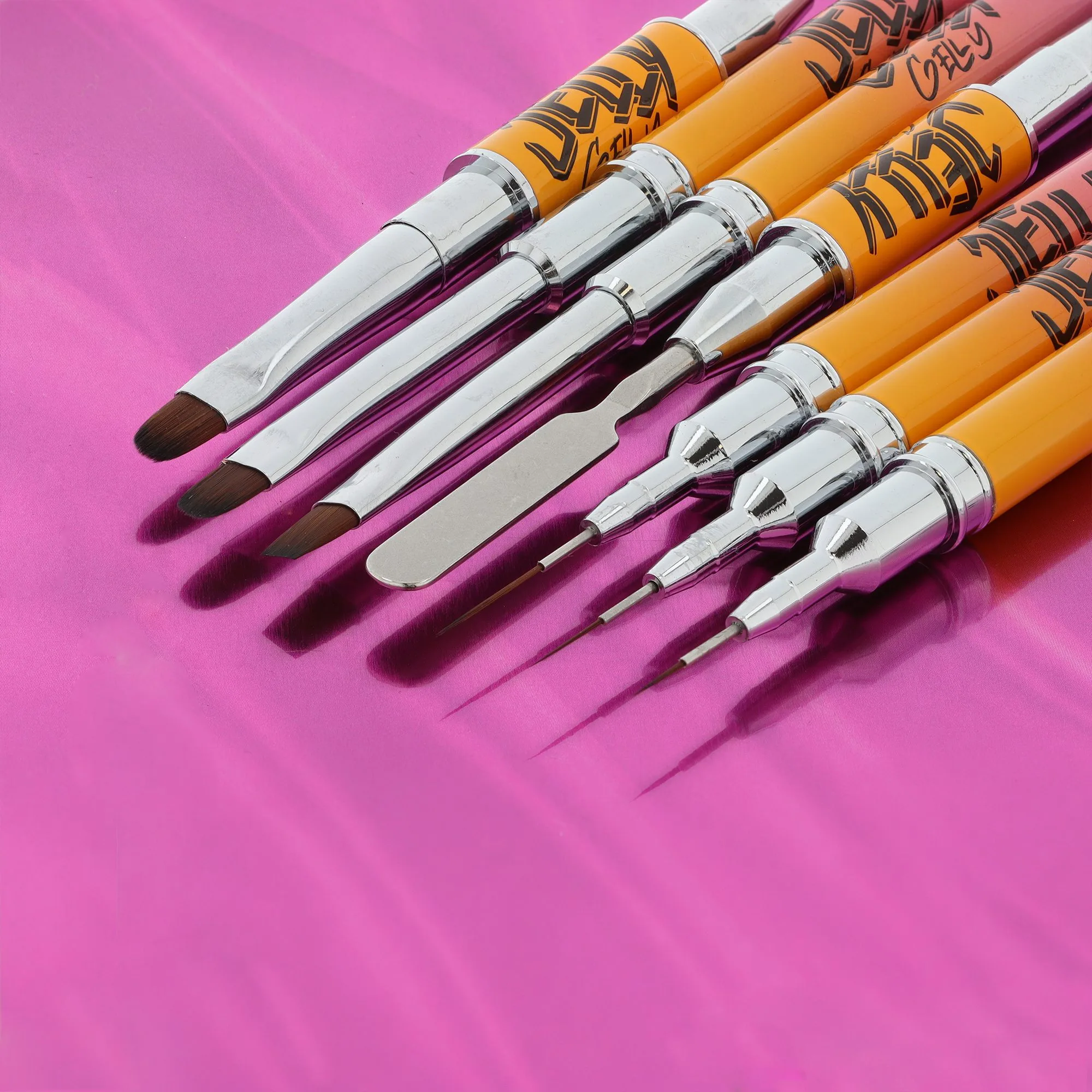 Jelly Gelly Brush – Square Double-Sided Polygel Brush - Image 3